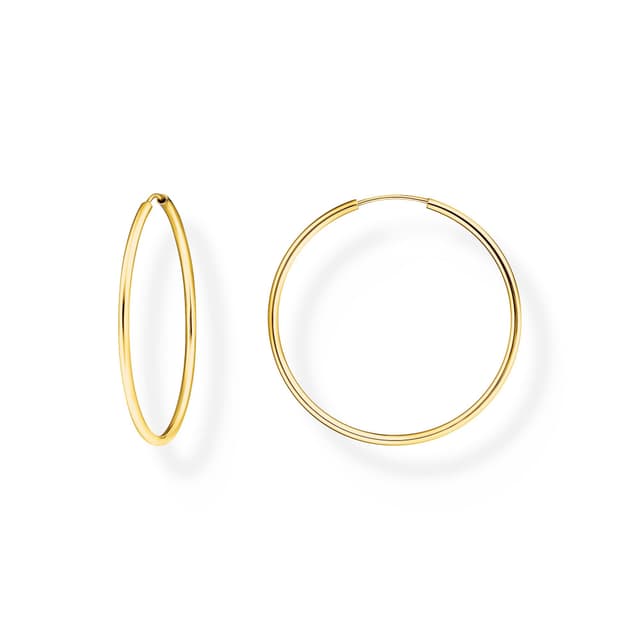 Thomas Sabo Creolen mittelgroß vergoldetes Silber CR728-413-39 🌟 Angebotspreis