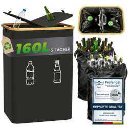 MidingChai 160L Groß Pfandflaschen Sammelbehälter 🌟