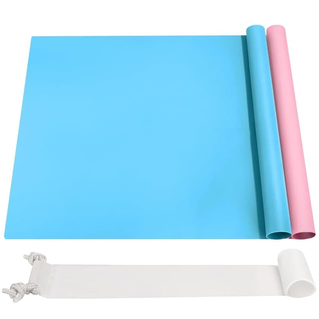 🎨 2 Stück Silikonmatte Groß 70x50 cm für Bastelarbeiten und DIY-Projekte 🖌️