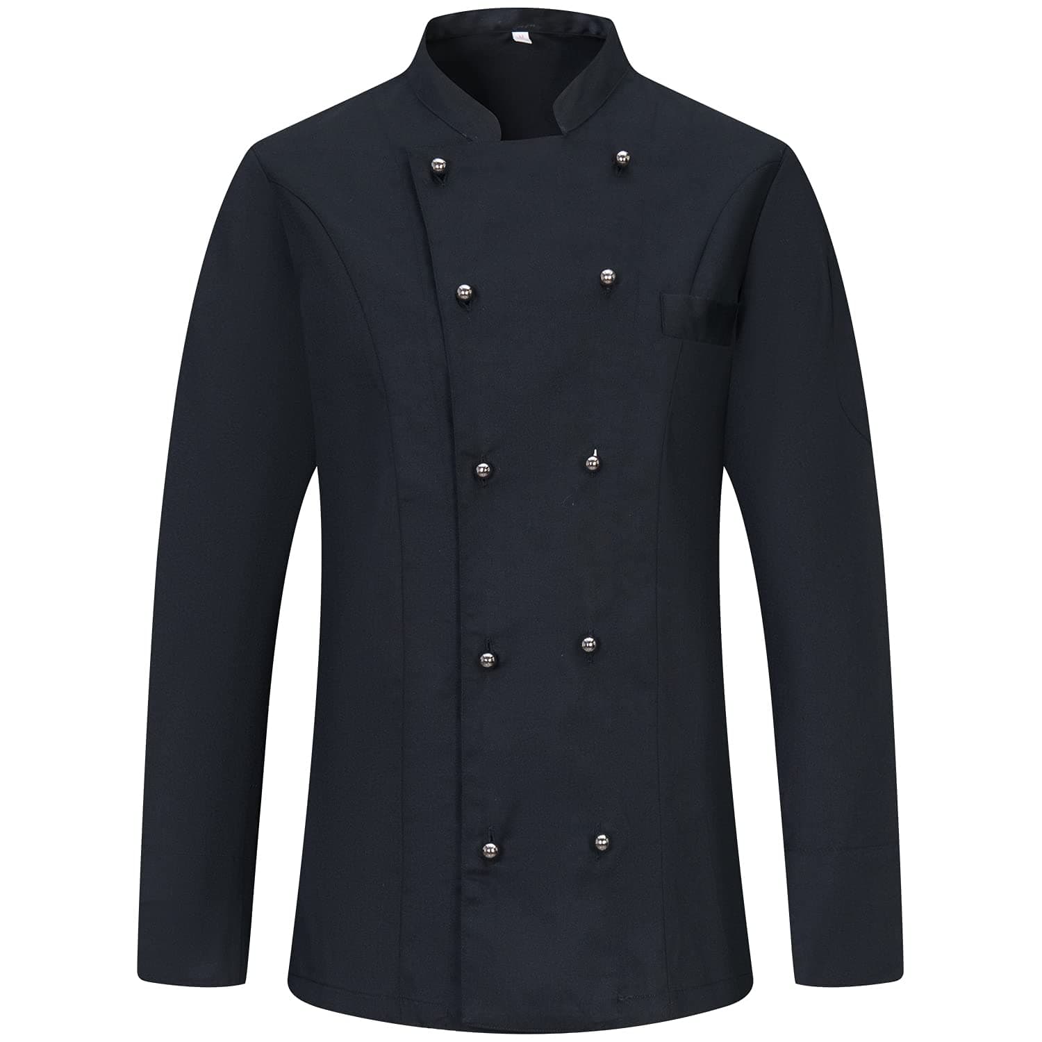 👨‍🍳 MISEMIYA Herren Kochjacke - Schwarz 3XL Kochjacken Herren 8501