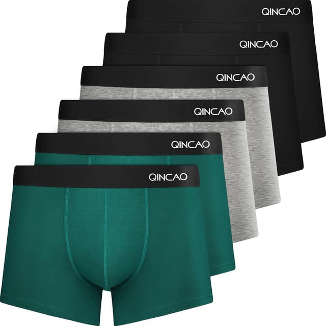 🔥 Angebot! QINCAO Boxershorts Herren 6er Pack - Jugend und Vitalität! 🩲
