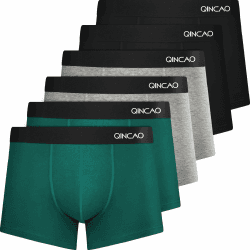 🔥 Angebot! QINCAO Boxershorts Herren 6er Pack - Jugend und Vitalität! 🩲