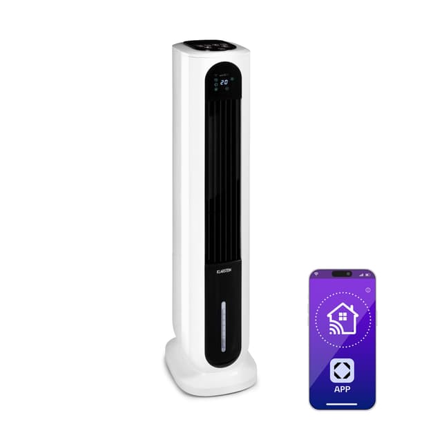 🌬️🌊 Klarstein Polar Tower Smart Ventilator Mit Wasserkühlung - 4-in-1 Luftkühler, Luftbefeuchter & Reiniger 🌬️🌊
