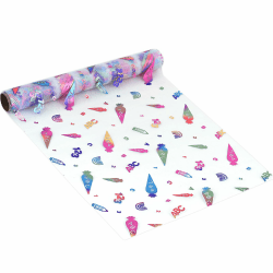 🎓 Tischläufer für Schuleinführung Schulanfang Einschulung Deko mit Zuckertüten 123 ABC Motiv Schule - 600 cm x 29 cm 🎒