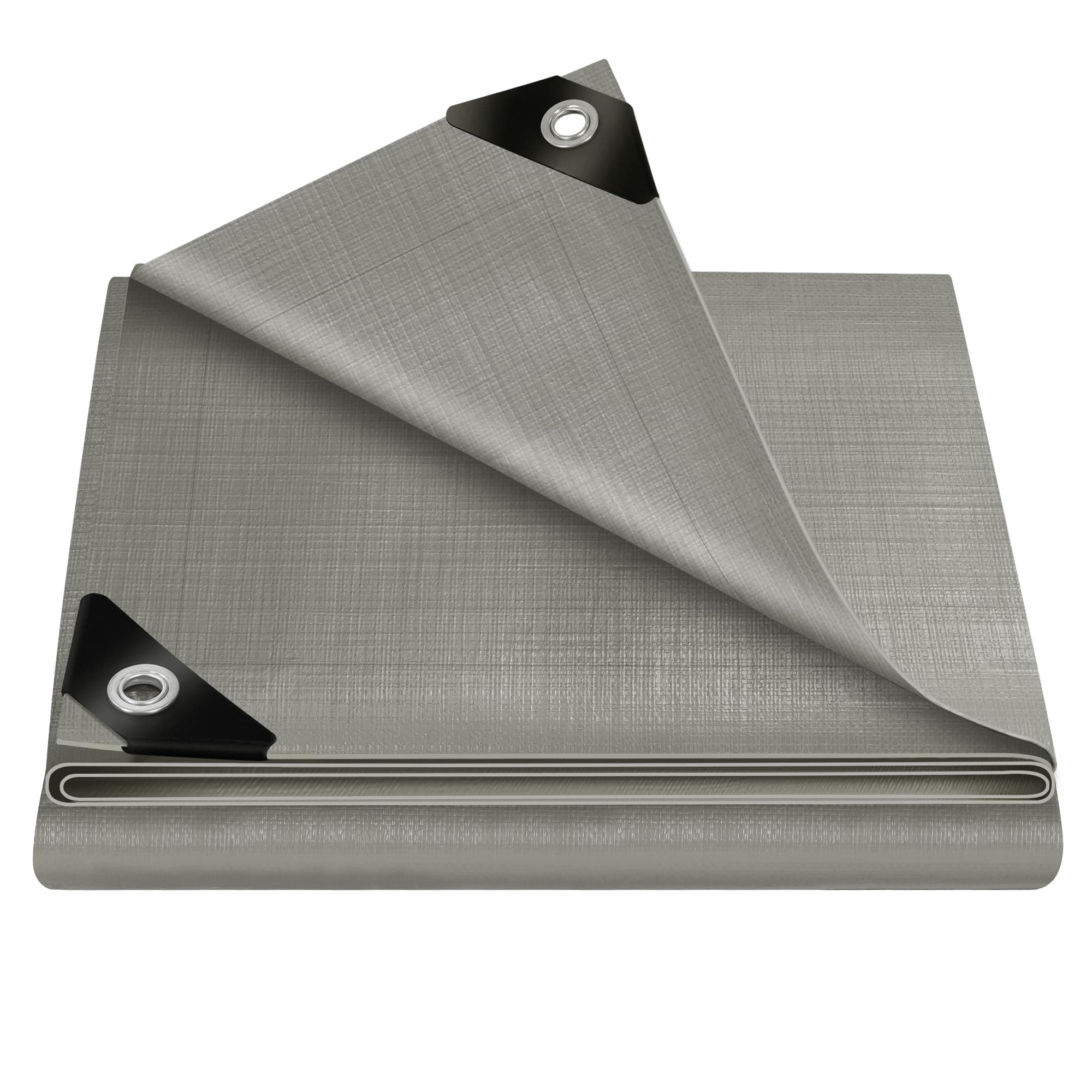 WOLTU Abdeckplane 4x4m wasserdicht, 280 g/m² PE Schutzplane mit Ösen