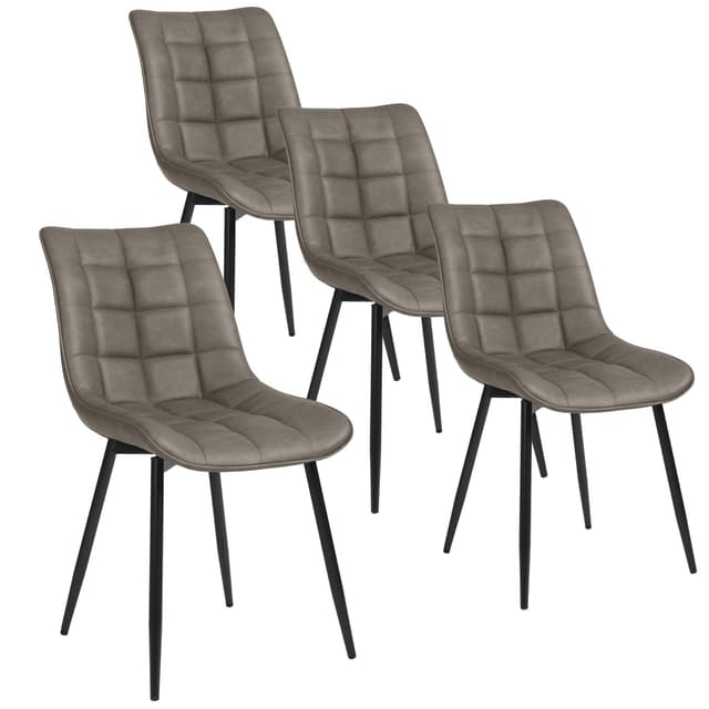 WOLTU Esszimmerstühle 4er Set Küchenstuhl Polsterstuhl 🪑💫