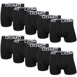L&K 10er Pack Herren Retroshorts 🩲 Boxershorts Baumwolle 1116 3XL Schwarz-10er Pack