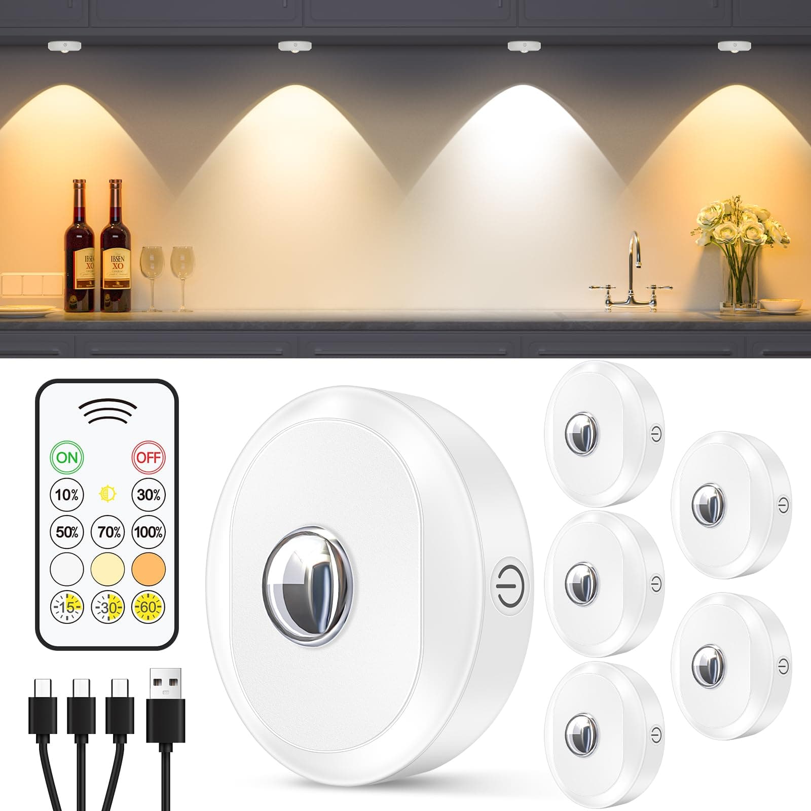 WILLED Schrankbeleuchtung LED - Kabellos & Dimmbar 💡
