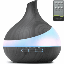 500 ML Aroma Diffuser mit Fernbedienung und 14 Farben LED - Upgrade für große Räume 🌿🌈