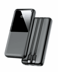 🔋 Power Bank 26800mAh mit integrierten Kabeln und 3 Anschlüssen ⚡️📱