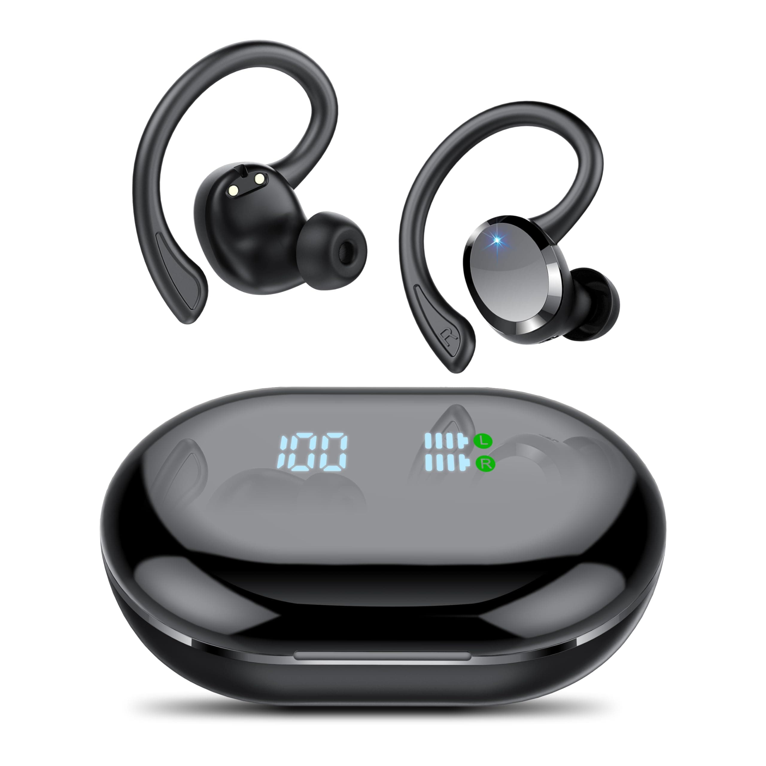 Bluetooth Kopfhörer Sport mit ENC Noise Cancelling Mic