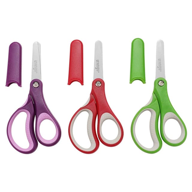🌈👧🏼 LIVINGO Kinder-Scheren 12,7 cm 3er-Set 🌟
