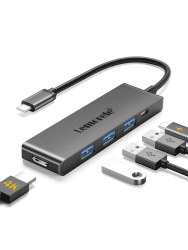 🔌🖥️ Lemorele USB C Hub - USB C Adapter 5 in 1 Aluminiumgehäuse mit 4K HDMI, 3 USB-A, PD 100W