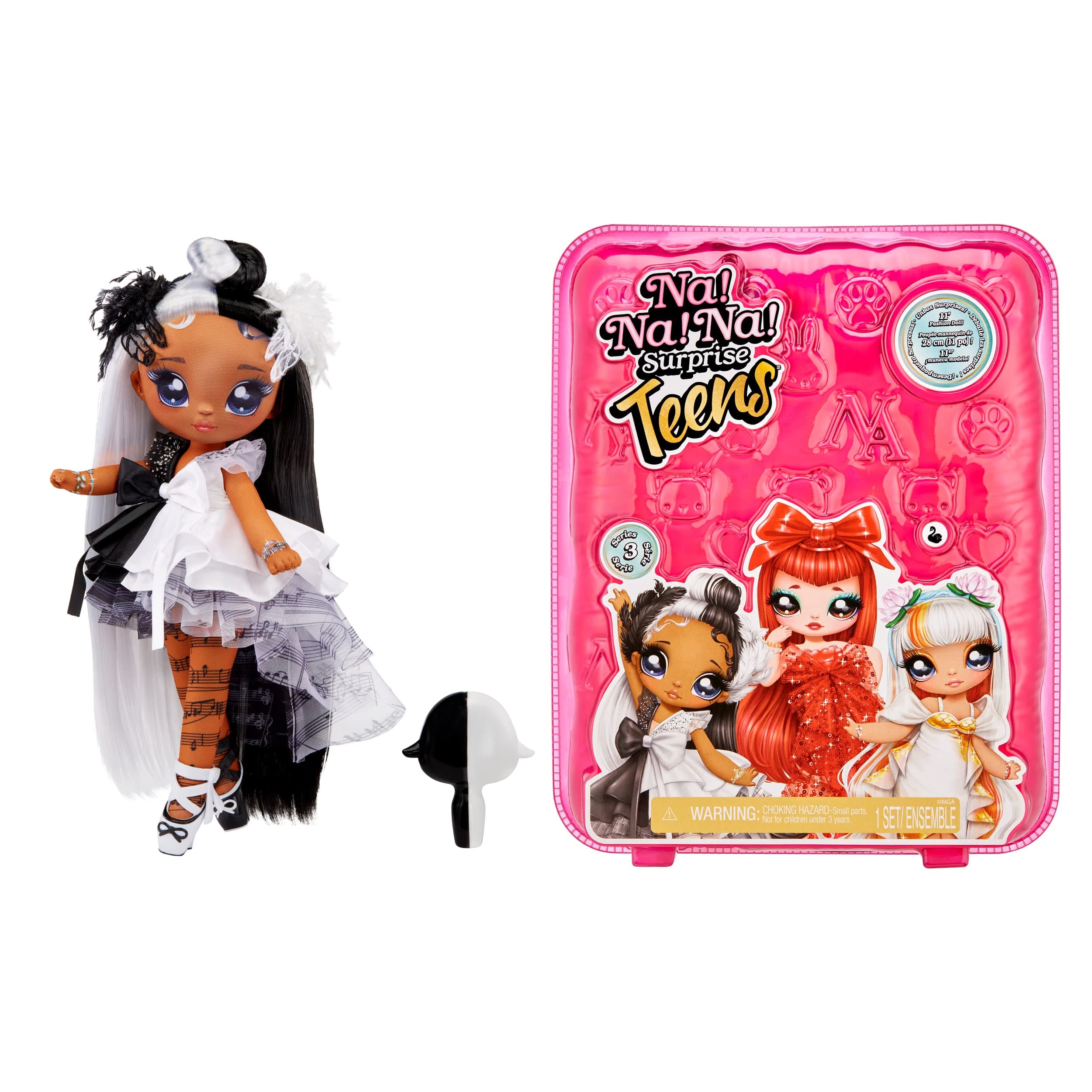 Na! Na! Na! Surprise Teens Puppen Serie 3 - ODETTE LAKEWOOD - 28 cm große Modepuppe