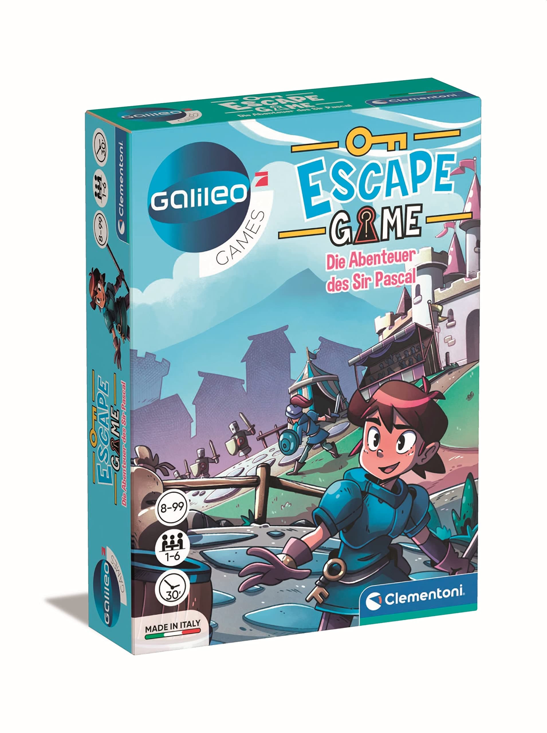 Clementoni Galileo Escape Game - Die Abenteuer des Sir Pascal 🕵️‍♂️🔍🏰