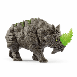 SCHLEICH ELDRADOR Creatures 70157 Kampfrhino 🦏 - Fantasy Monster Actionfigur mit Realistischen Details