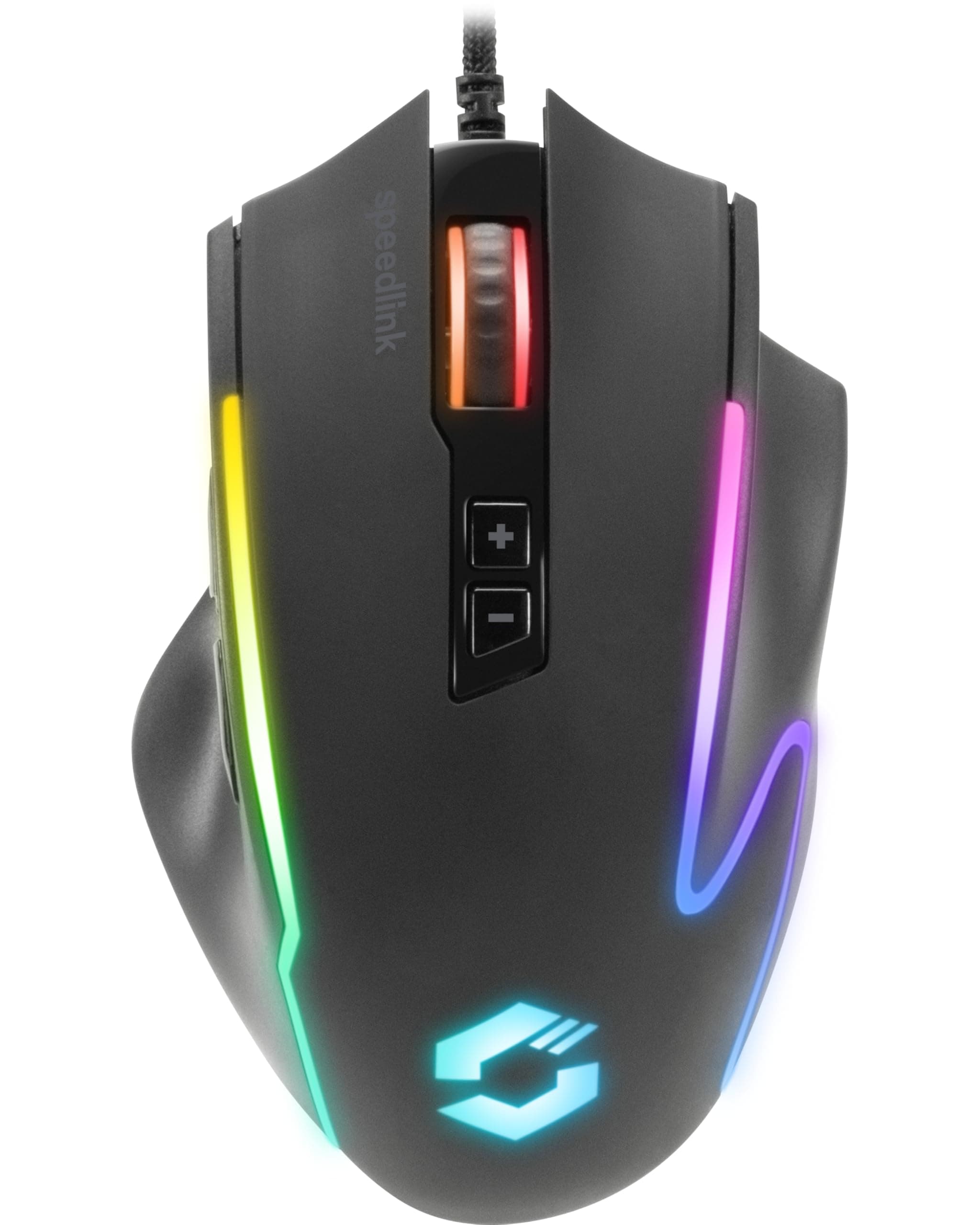 🎮 Speedlink DECUS NX - RGB Gaming Maus: Bis zu 12800dpi, Programmierbar!