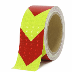 XFXIA Reflektierendes Klebeband Rot Gelb 20m x 5cm Wasserdicht