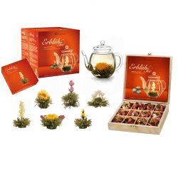 Creano Teeblumen Mix Geschenkset - ErblühTee & Teerosen