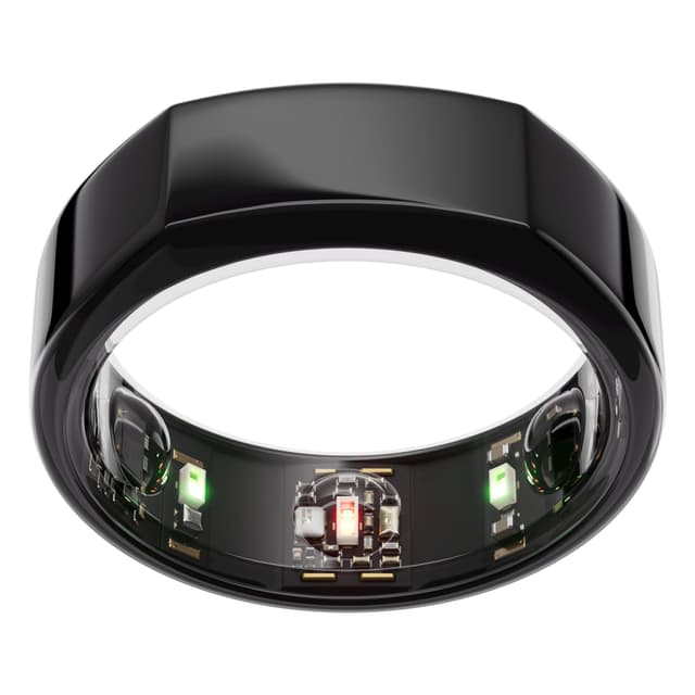Oura Gen3 Heritage Smart-Ring - Größe 10, Schwarz ⌚📊