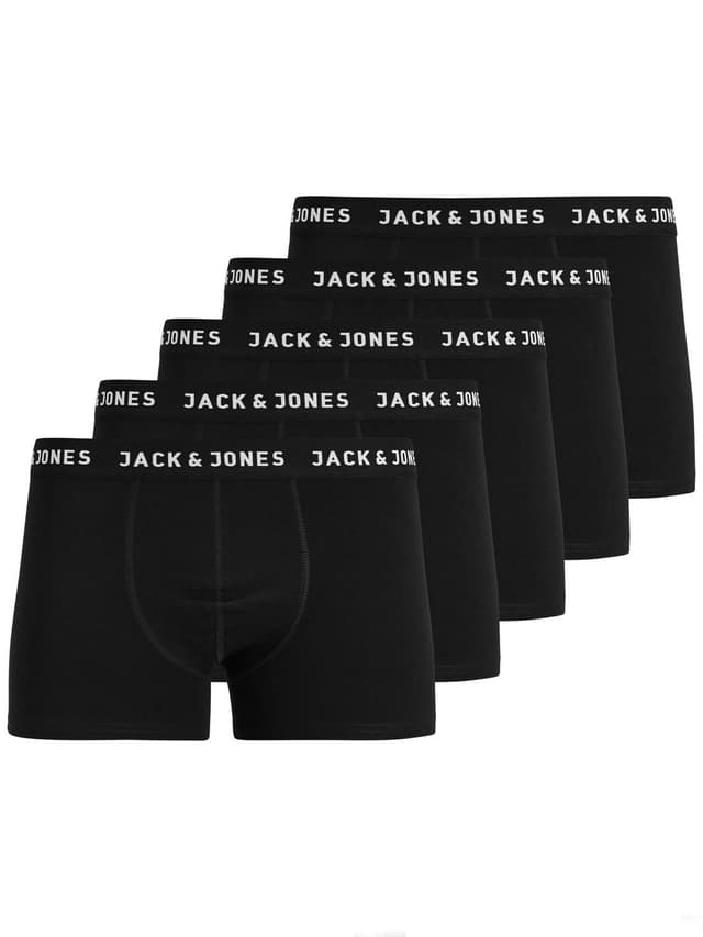 🔥 Super Deal! JACK & JONES Male Trunks 5er-Pack Herrenunterwäsche