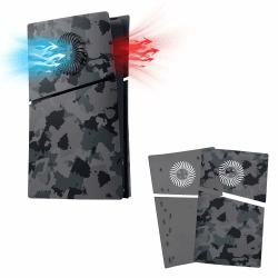 McBazel PS5 Slim Frontplattenersatz Faceplates mit Kühlungsventilzubehör 🎮