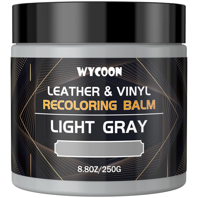 🌟 WYCOON 250g Leder Reparatur Set Hellgrau - Für Ledersofas, Autositze, Möbel, Schuhe