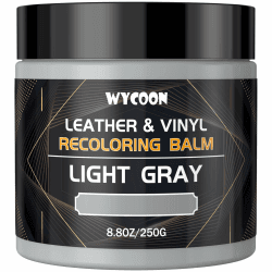 🌟 WYCOON 250g Leder Reparatur Set Hellgrau - Für Ledersofas, Autositze, Möbel, Schuhe