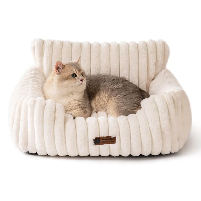 MEWOOFUN Hundesofabett - Katzenbetten für Hauskatzen 🐶😺