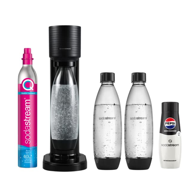 Angebot: SodaStream Wassersprudler GAIA + Zubehör und Pepsi Zero Sirup Promo Pack 🌟