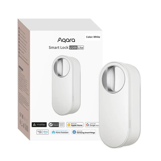 Aqara Smart Lock U200 Lite - Matter über Thread - Elektrisches Türschloss mit leisem Modus 🚪🔒