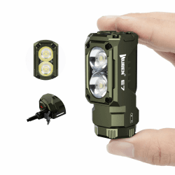 WUBEN E7 1800 Lumen Armeegrün wiederaufladbare Mini-Taschenlampe mit Magnet 🌟