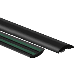 🚗 4R Quattroerre.it 12278 Auto Schutzleisten - 42mm x 1.5m - 2 Stück - Schwarz