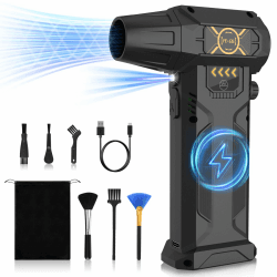 🌬️ Elektrische Staubgebläse Luftdruckspray, 3-Gang 150000 U/min, Druckluft Compressed Air Duster mit 8000mAh Akku - Angebot!