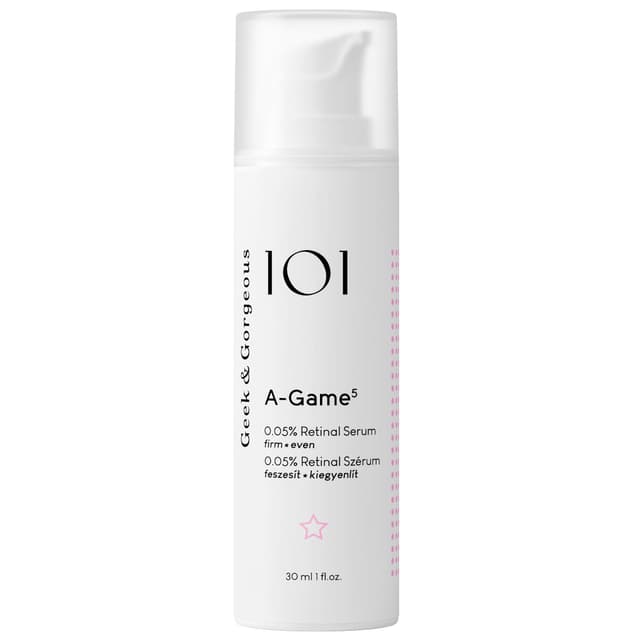 🌟 Geek & Gorgeous A-Game 5 - Leichtes Serum mit 0,05% Retinal 🌿