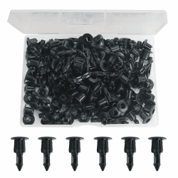 🚗 NVGVUP 100 Stück Kunststoffnieten Befestigungsclips Auto Clips, 6mm Spreiznieten Ersatz für Auto 🚗
