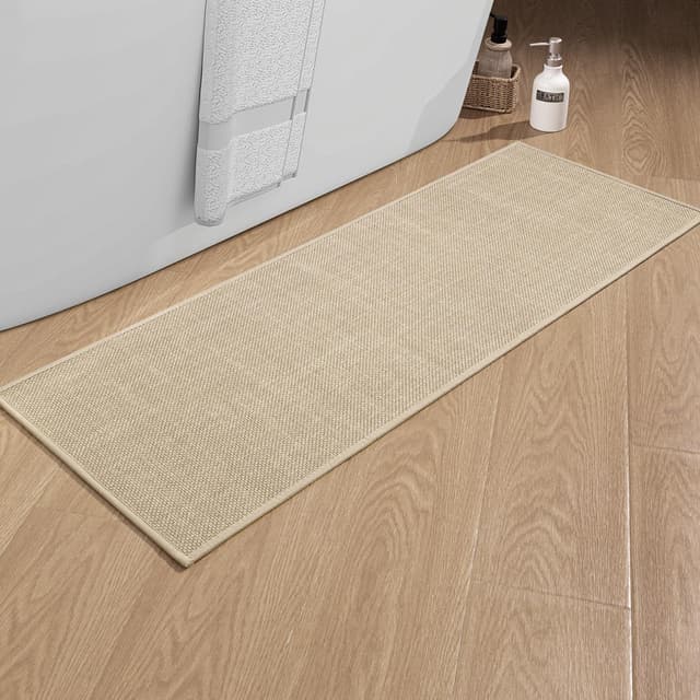 Chakme Badezimmerteppich 43 x 120 cm rutschfeste Badematte mit Gummi Rückseite 🛁🏠