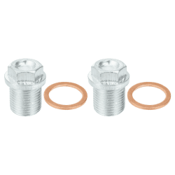 🔧 ABSOPRO 986833 Ölablassschraube Ablassschraube M18x1,5 Stahl Ölwanne für Volvo 2 Stück