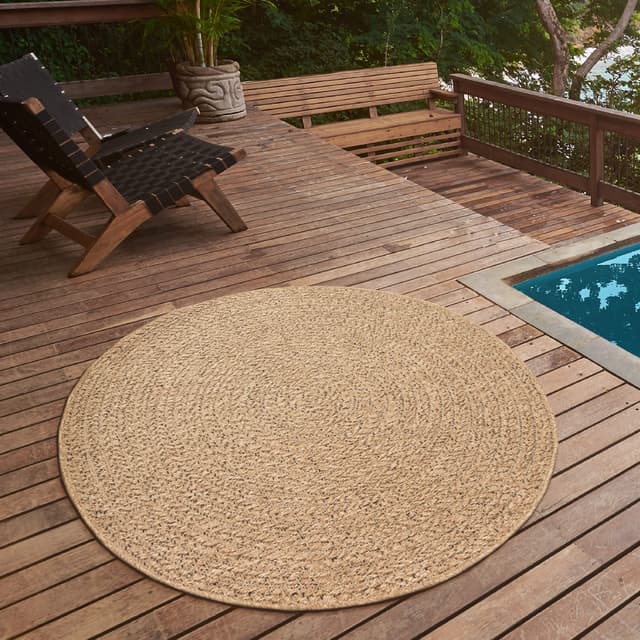 🌿🏡 Teppich Kansas - Robuster In- und Outdoor Teppich im natürlichen Jute-Look