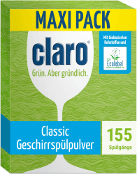 🌿 claro Classic Öko Geschirrspülpulver - Umweltfreundlich & Vegan 🌿