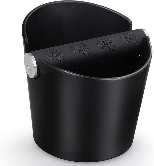 🔥 Abklopfbehälter für Siebträger Espresso | Knock Box Barista Stil Schwarz