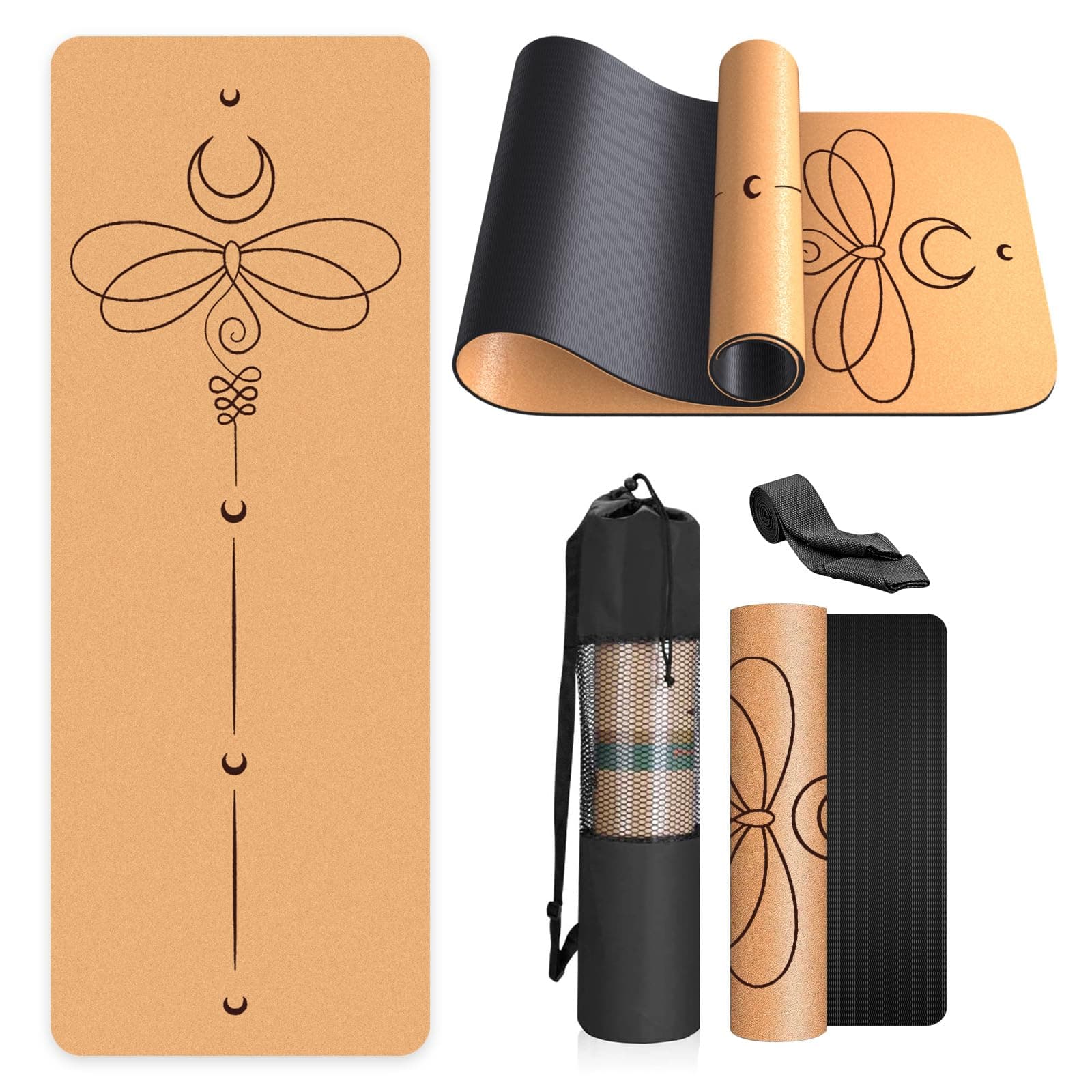 🧘 Haninj® Yogamatte-Kork: Rutschfest & Nachhaltig 🌿