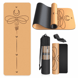 🧘 Haninj® Yogamatte-Kork: Rutschfest & Nachhaltig 🌿