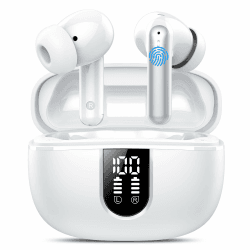 🎧 Bluetooth Kopfhörer - Kabellos & Wasserdicht - 50 Std Spielzeit - ENC Noise Cancelling - Bassverstärkung 85% - IP7 - USB-C