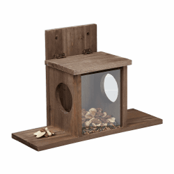 🐿️🏡 Entspannen Sie sich mit dem Relaxdays Eichhörnchen Futterhaus aus Holz! 🌰