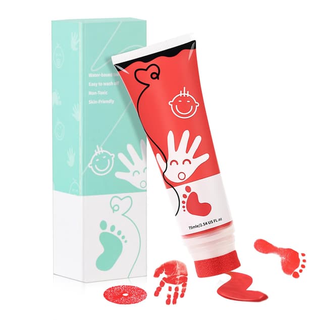 🎨 TOGOU2S Fußabdruck Baby Farben Set - Kreatives Basteln für Kinder 👶