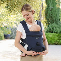 👶🌟 Bonoch Babytrage für neugeborene ab Geburt - Ergonomisches Babytragen mit EaseFit Einstellknopf