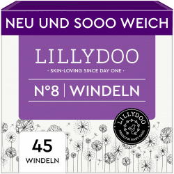 🌟 NEU! LILLYDOO Baby Windeln Größe 8 - 45 Stück 🌟