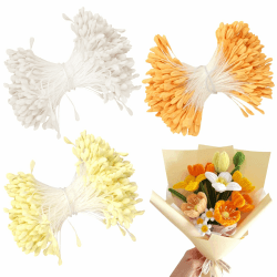 1080 Stück Simulierte Pfeifenreiniger Blumen Staubblatt 🌼🎨