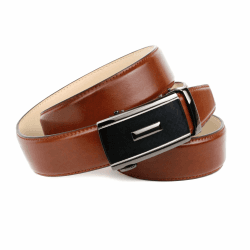 Anthoni Crown Herren Ledergürtel Gürtel Modell 3A114N 90 Cognac 👔💼